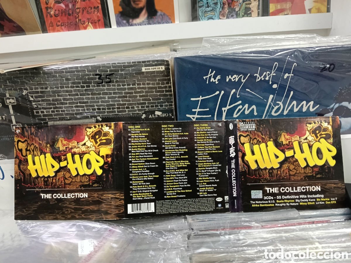 CDs de m&uacute;sica: Hip hop the collection 3 cd's M&eacute;xico 2014