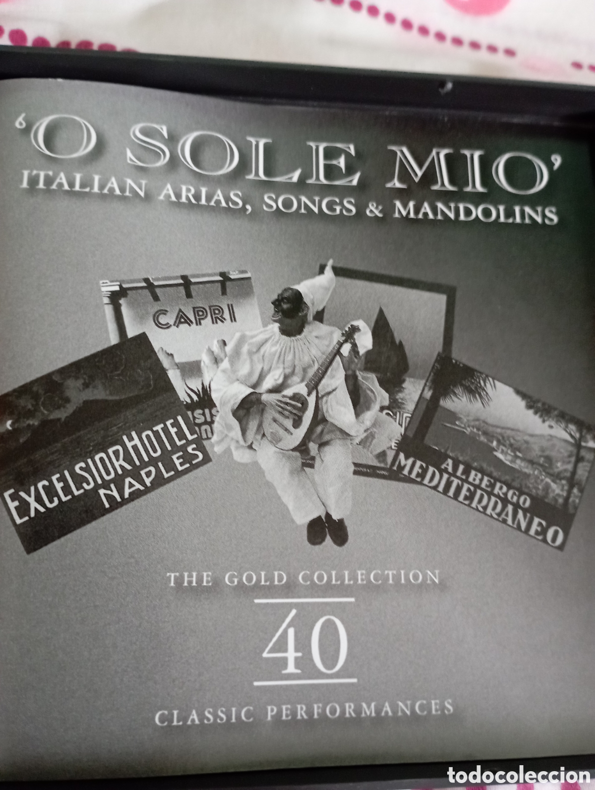 CD de M&uacute;sica: O Sole Mio. The Gold Collection. 40 Classic Performances.