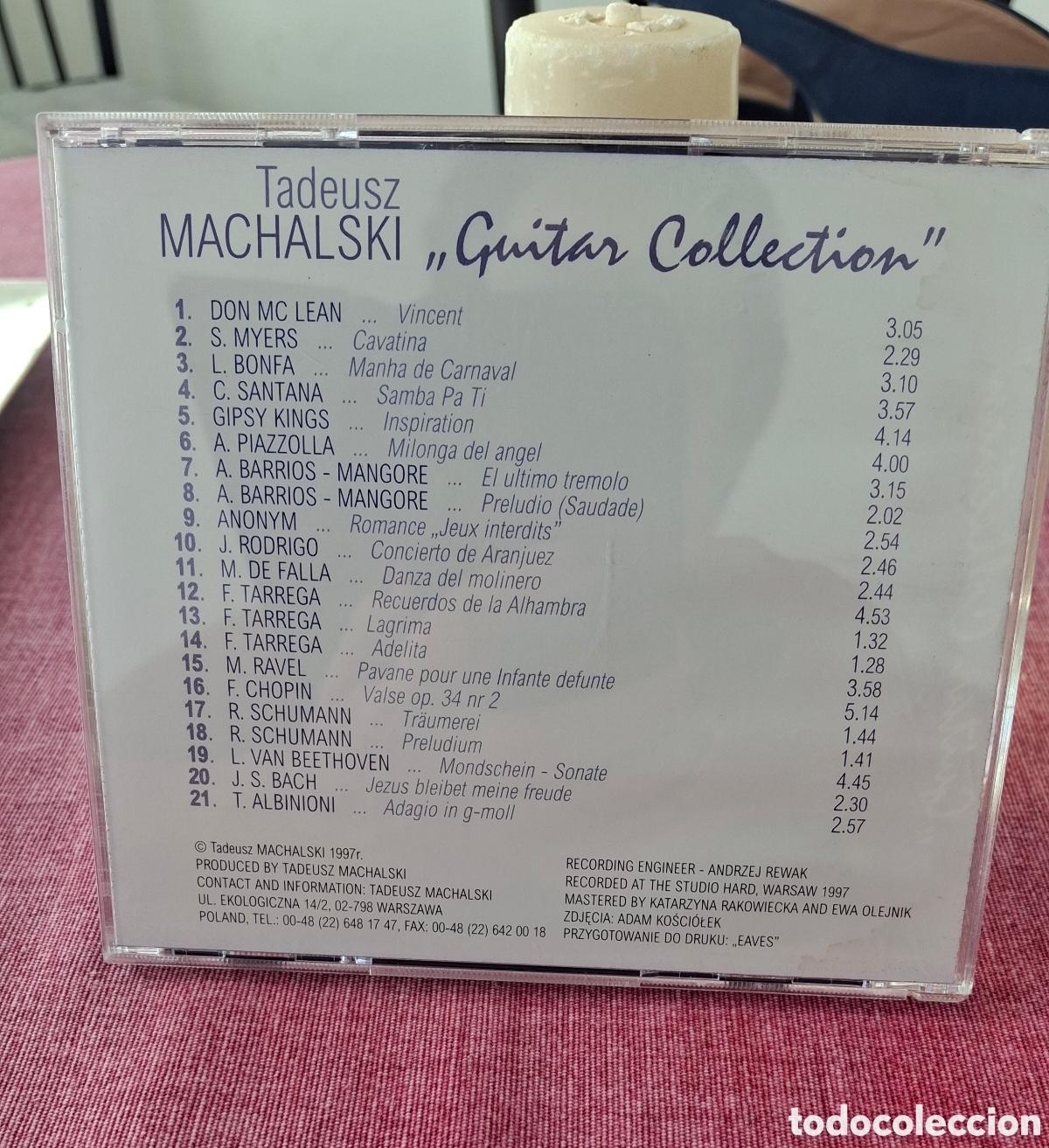 CDs de m&uacute;sica: TADEUSZ MACHALSKI. CD - Foto 2