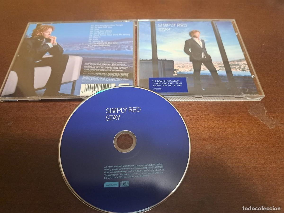 CDs de m&uacute;sica: SIMPLY RED - CD - STAY - SO NOT OVER YOU