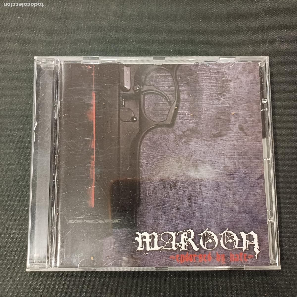 CDs de m&uacute;sica: MAROON/ENDORSED BY HATE/CD METAL.