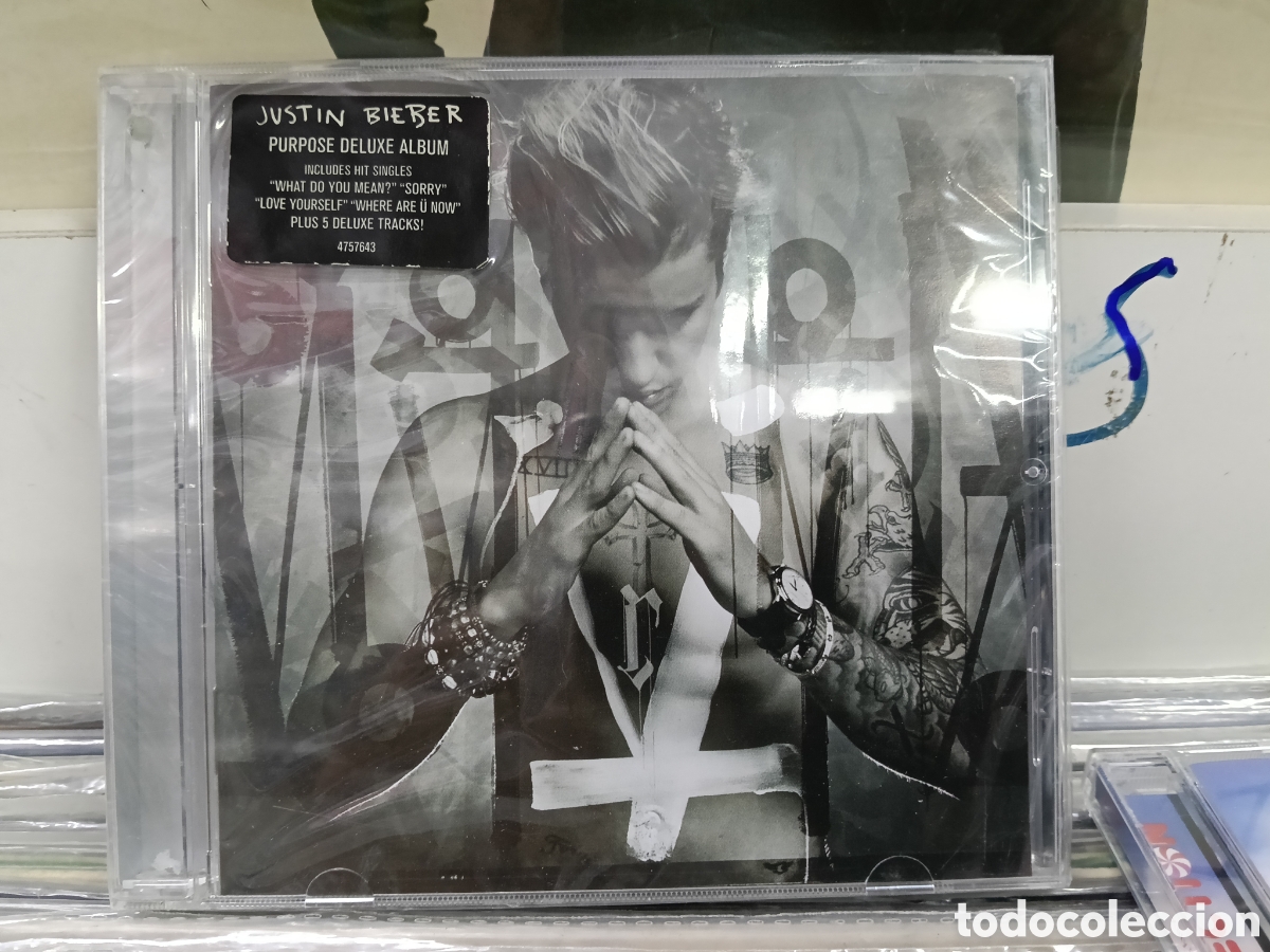 CDs de m&uacute;sica: Justin Bieber CD purpose Deluxe album M&eacute;xico 2015 precintado 5 bonus tracks
