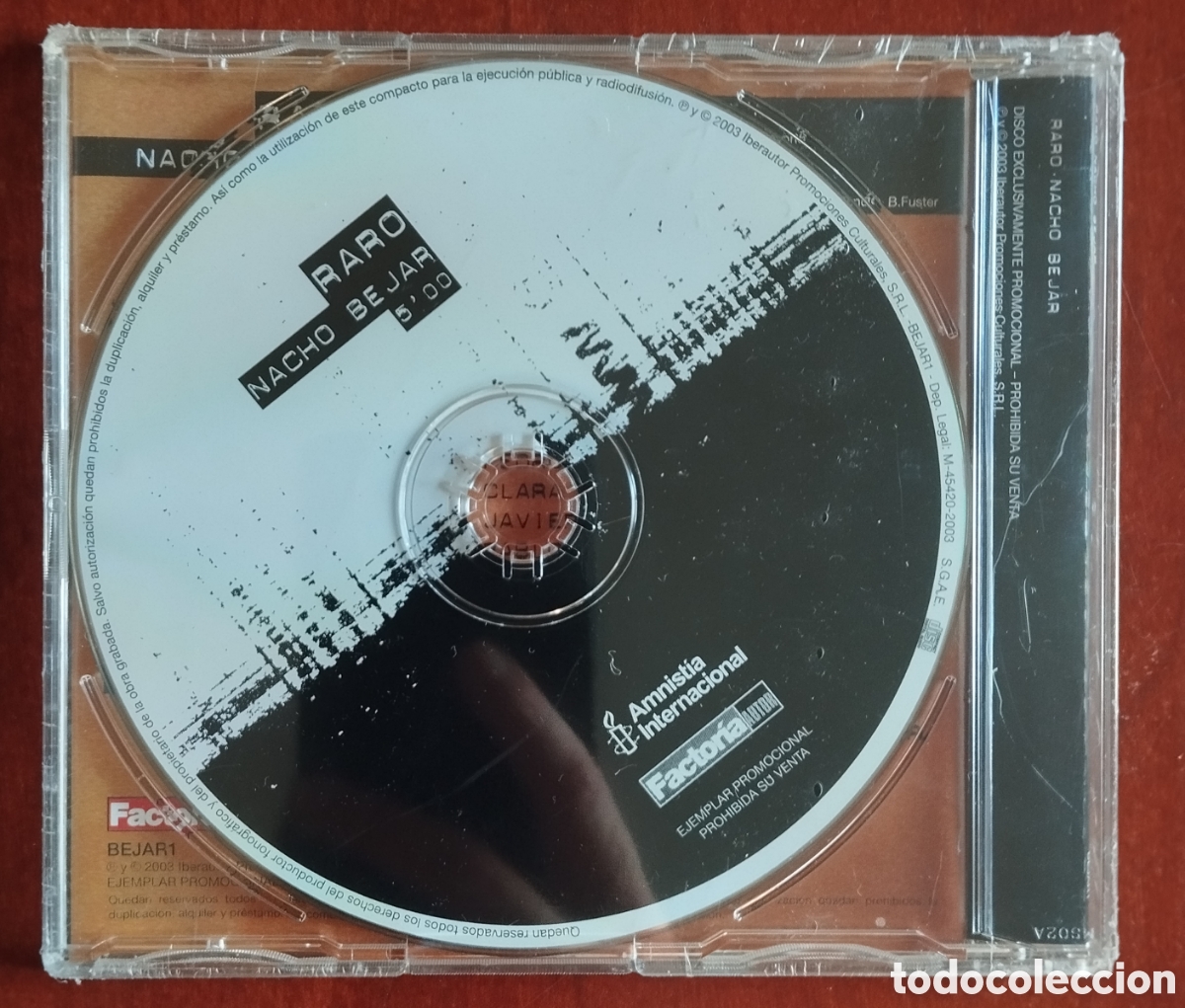 CDs de m&uacute;sica: Nacho Bejar - RARO - CD single - Foto 2