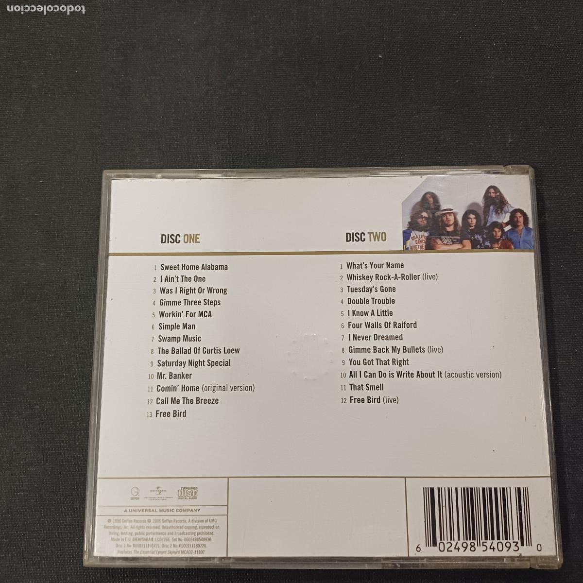 CDs de m&uacute;sica: LYNYRD SKYNYRD/GOLD/CD 2 DISCOS. - Foto 4