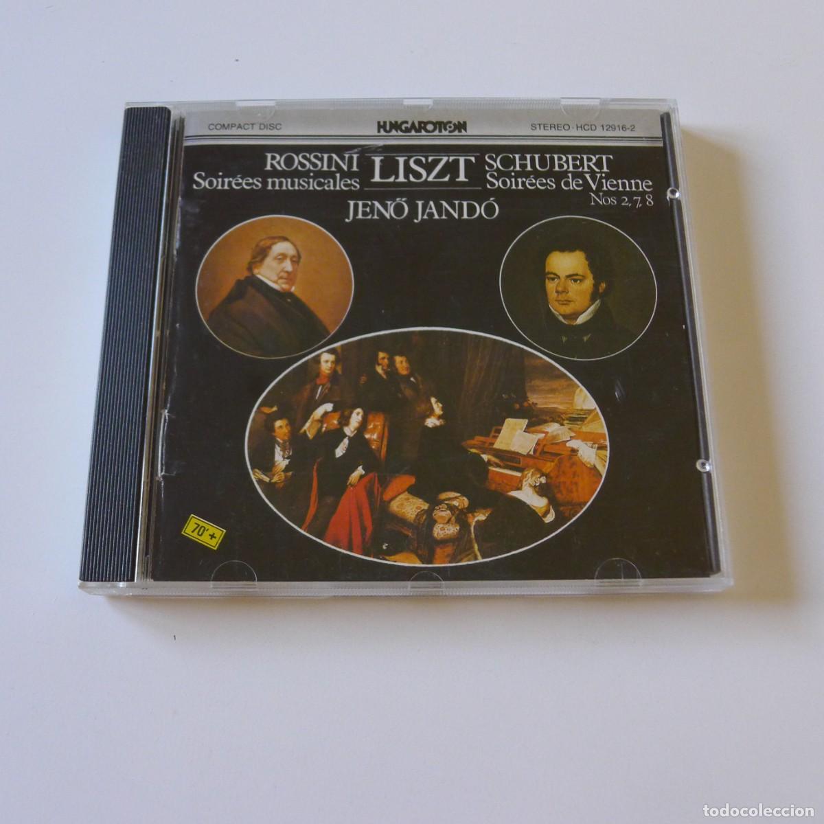 CDs de m&uacute;sica: Rossini / Liszt / Schubert, Jen&ouml; Jand&oacute; &ndash; Soir&eacute;es Musicales / Soir&eacute;es De Vienne CD