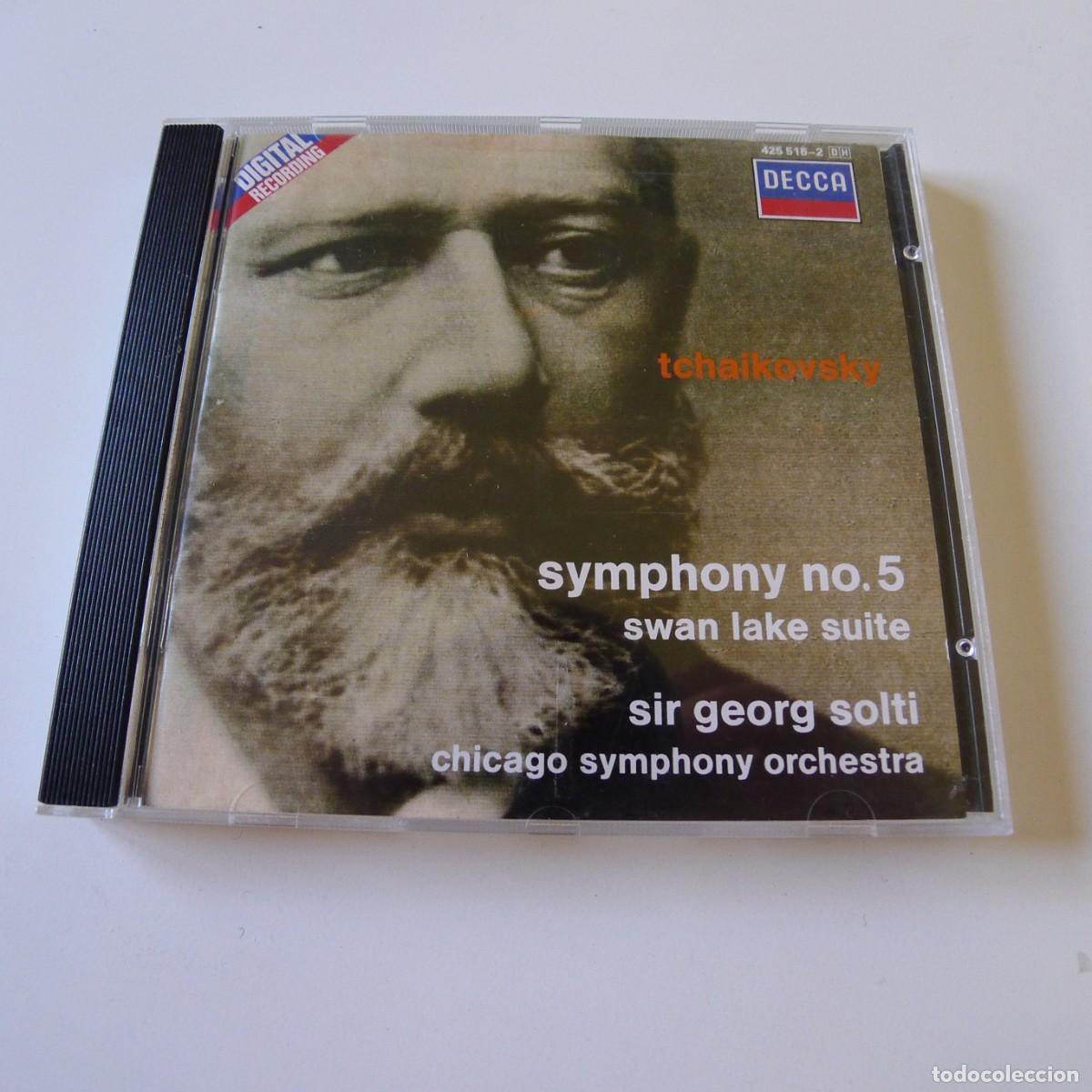 CDs de m&uacute;sica: Tchaikovsky - Sir Georg Solti, Chicago Symphony Orchestra &ndash; Symphony No.5 / Swan Lake Suite CD