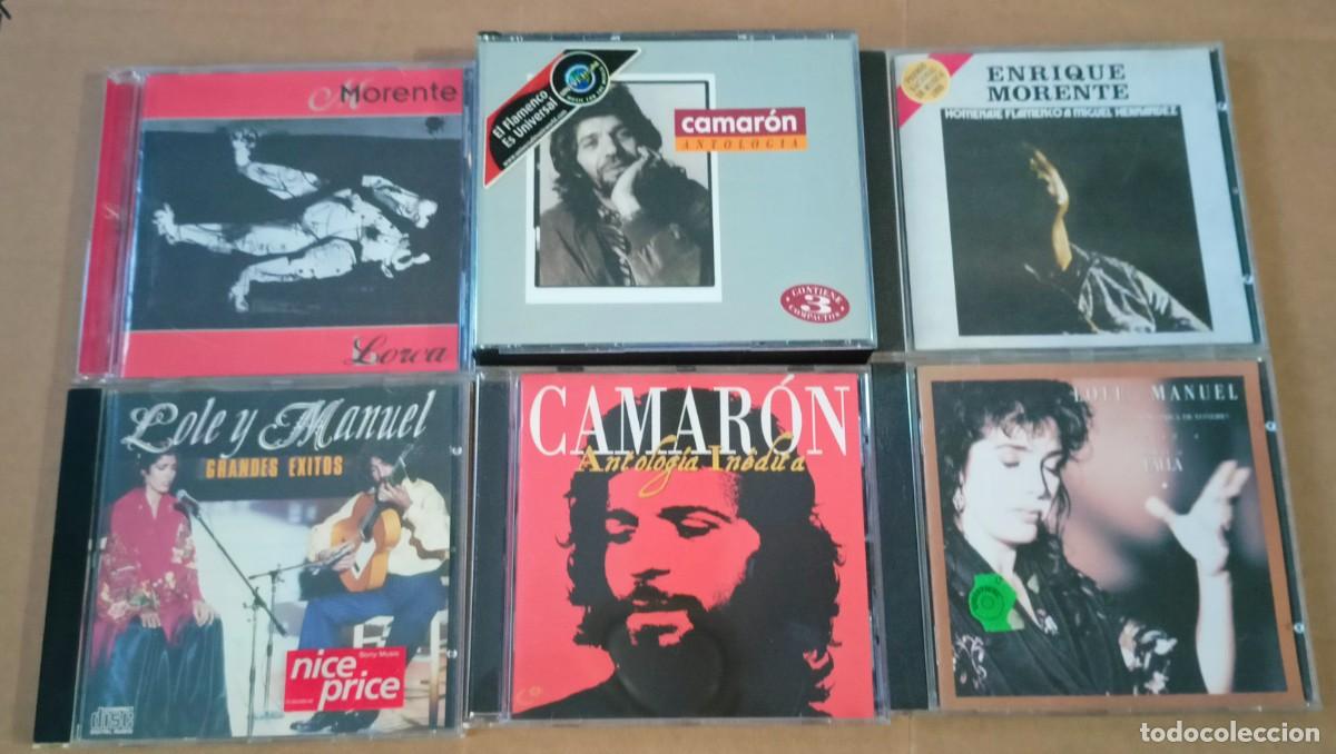 CDs de m&uacute;sica: Lote CDs flamenco cante Camar&oacute;n Lole y Manuel Enrique Morente (6cds+)