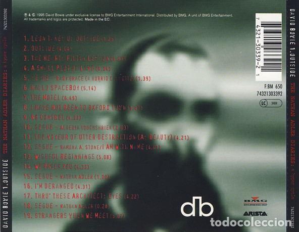 CDs de m&uacute;sica: David Bowie - 1. Outside - Foto 2