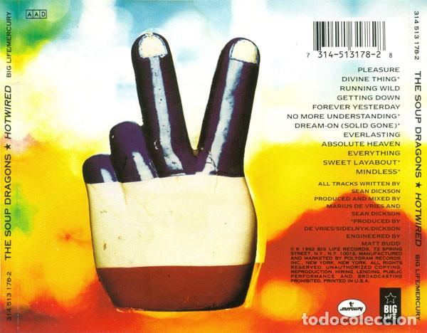 CDs de m&uacute;sica: The Soup Dragons - Hotwired - Foto 2
