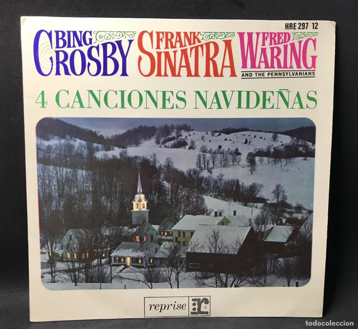 Musik-CDs: Bing Crosby, Frank Sinatra - 4 Canciones Navide&ntilde;as - EP, 7&rdquo; - Hispavox &lrm;&ndash; HRE 297-12- 1964 Spain