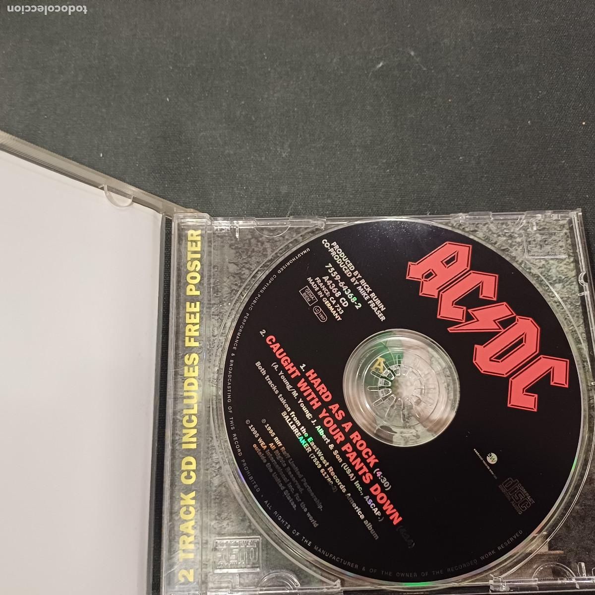 CDs de m&uacute;sica: AC/DC/HARD AS A ROCK/CD SINGLE METAL. - Foto 2