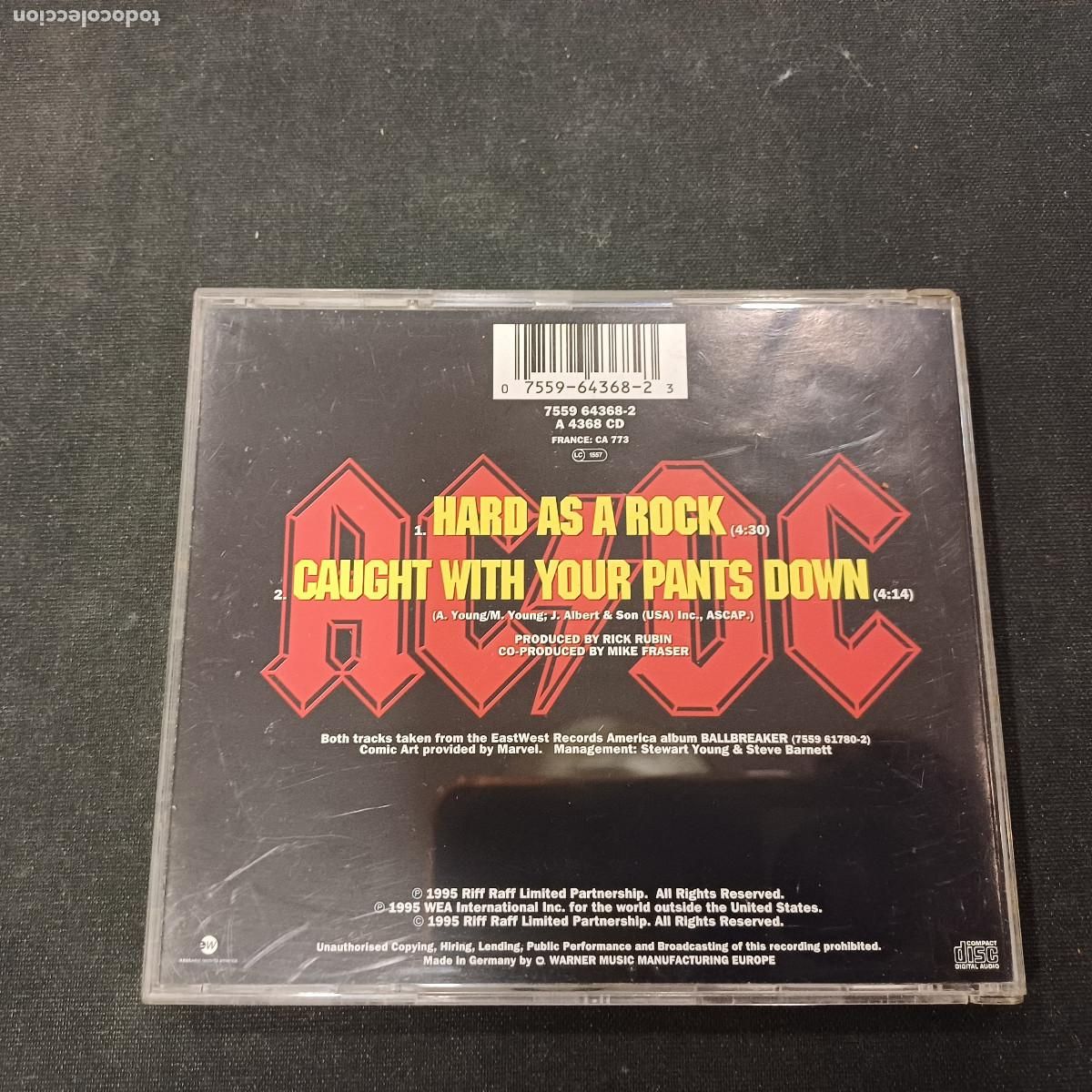 CDs de m&uacute;sica: AC/DC/HARD AS A ROCK/CD SINGLE METAL. - Foto 3
