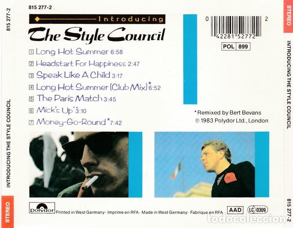CDs de m&uacute;sica: The Style Council - Introducing - Foto 2
