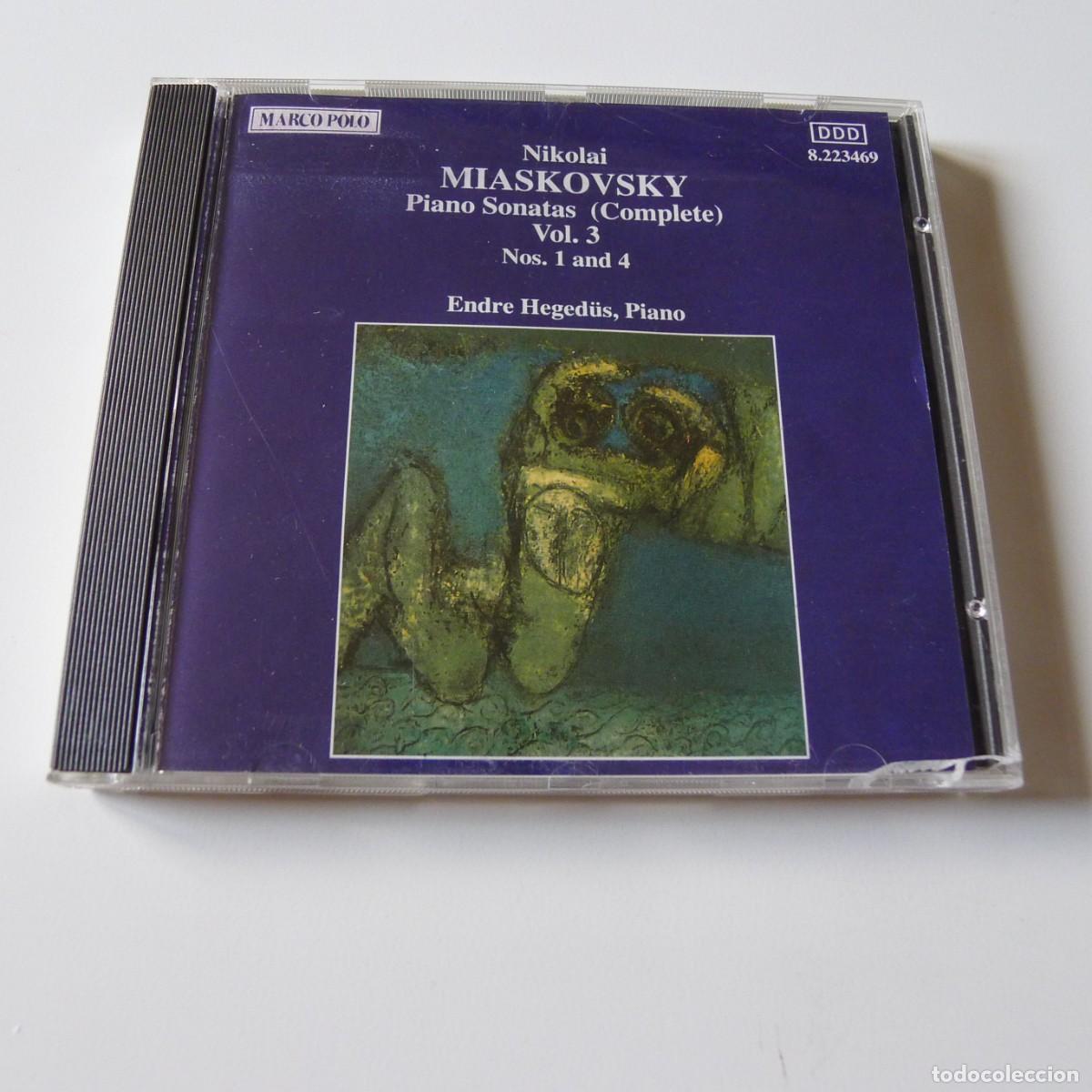 CDs de m&uacute;sica: Nikolai Miaskovsky , Endre Heged&uuml;s &ndash; Piano Sonatas (Complete) Vol. 3 CD