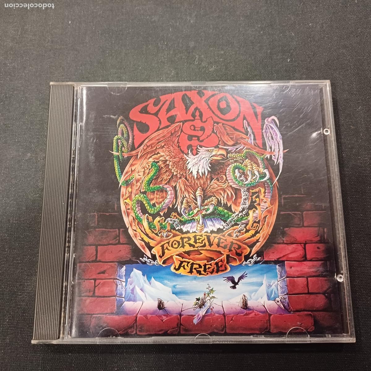 CDs de m&uacute;sica: SAXON/FOREVER FREE/CD METAL.