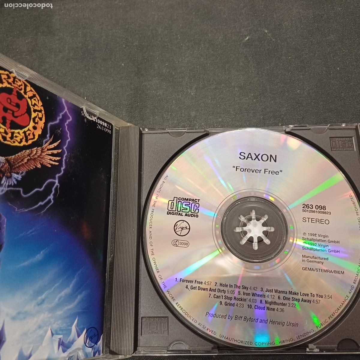 CDs de m&uacute;sica: SAXON/FOREVER FREE/CD METAL. - Foto 2