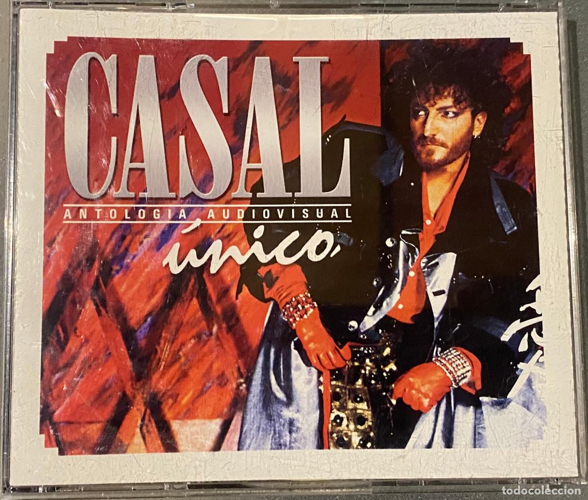 CD di Musica: 'Casal &uacute;nico - Antolog&iacute;a audiovisual' de Tino Casal. 2 CDs con 31 canciones + DVD con 24 temas. Raro