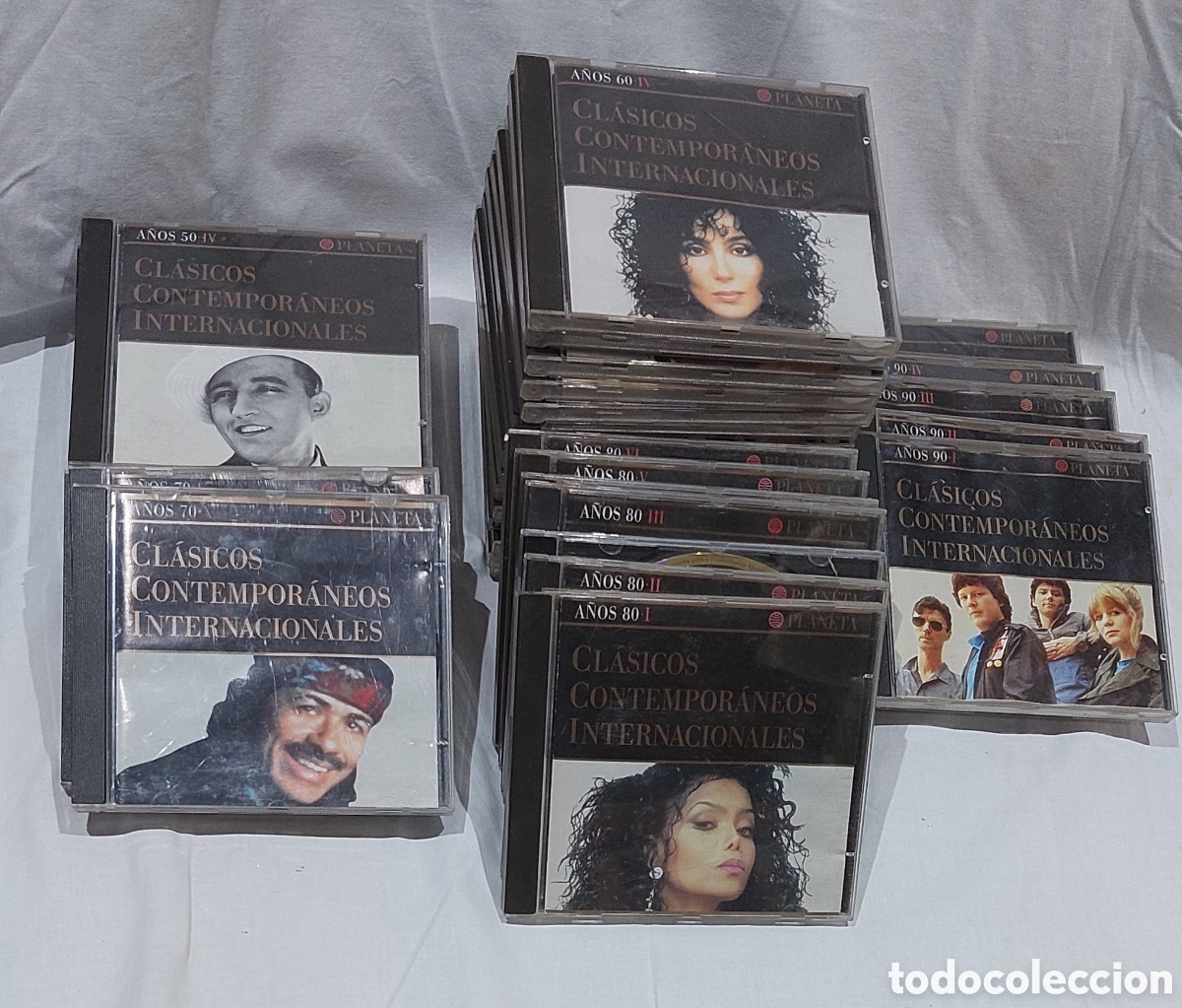 CD di Musica: Lote 36 CD Cl&aacute;sicos contempor&aacute;neos internacionales de distintas d&eacute;cadas