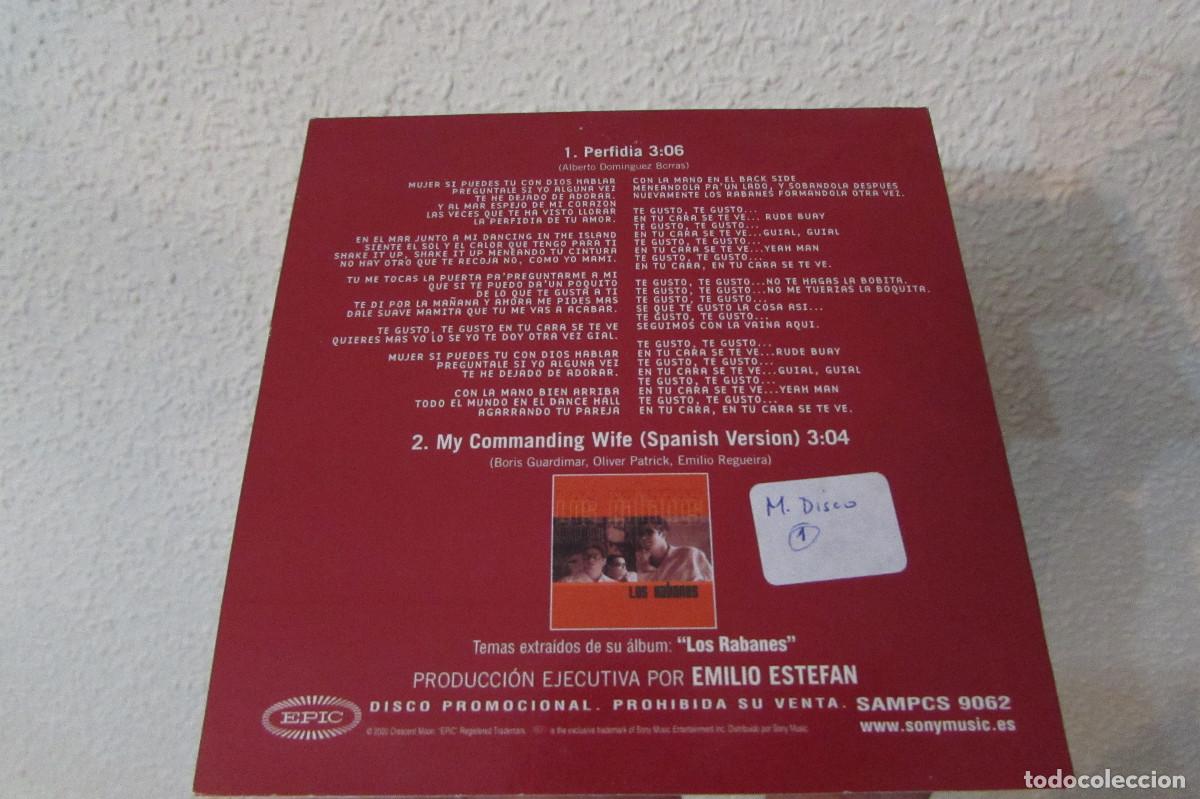 CDs de m&uacute;sica: LOS RABANES - PERFIDIA - CD SINGLE - Foto 2