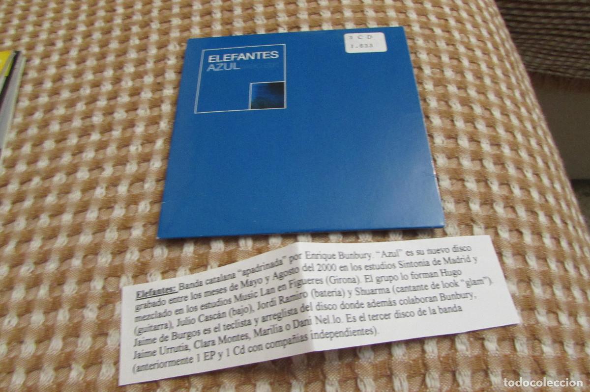 CDs de m&uacute;sica: ELEFANTES AZUL (RADIO EDIT) CD SINGLE CADENA 100 BUNBURY