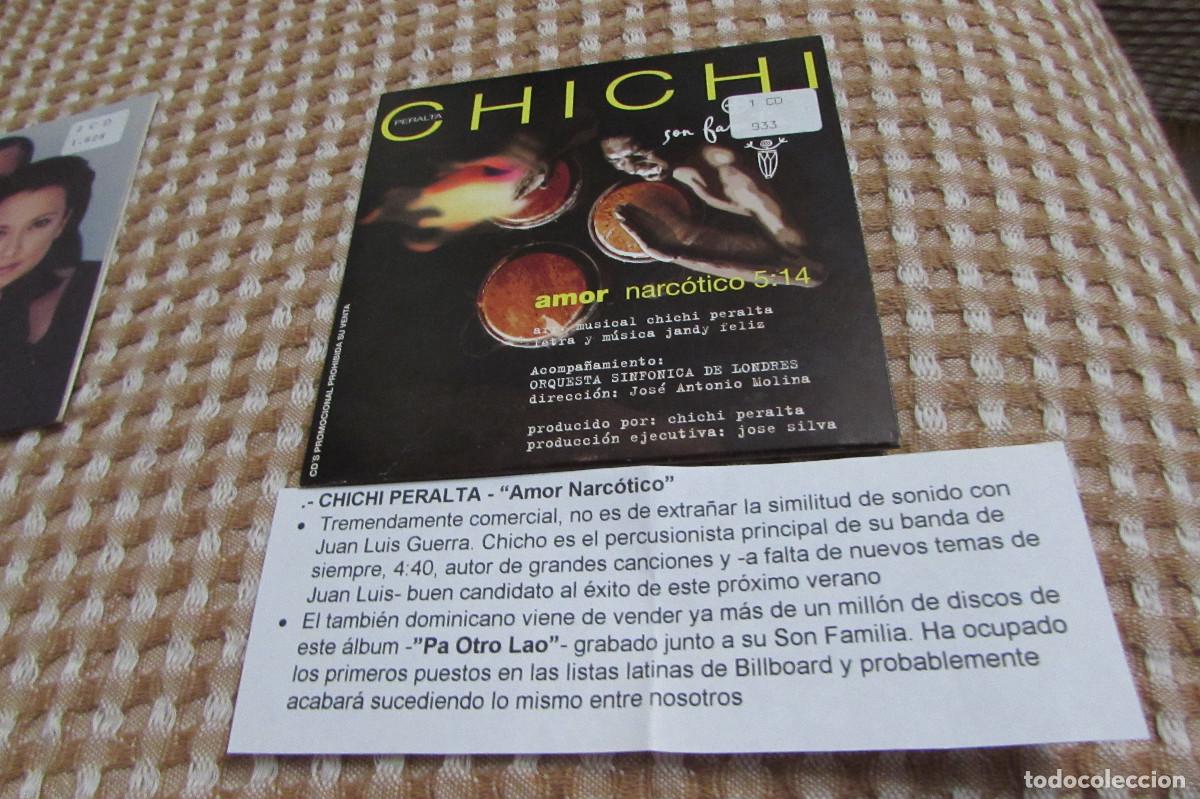 CDs de m&uacute;sica: Chichi Peralta &ndash; Amor Narcotico CD SINGLE CADENA 100 JUAN LUIS GUERRA