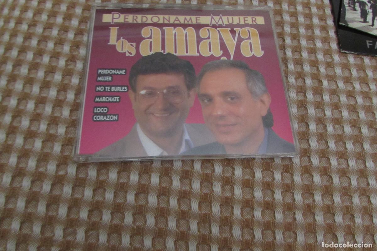 CDs de m&uacute;sica: LOS AMAYA Perdoname mujer/No te burles/Marchate/Loco Corazon 4 TEMAS