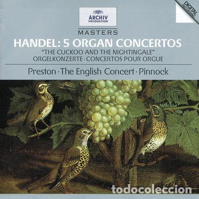 CDs de m&uacute;sica: Handel: 5 Organ Concertos- 0028944730029