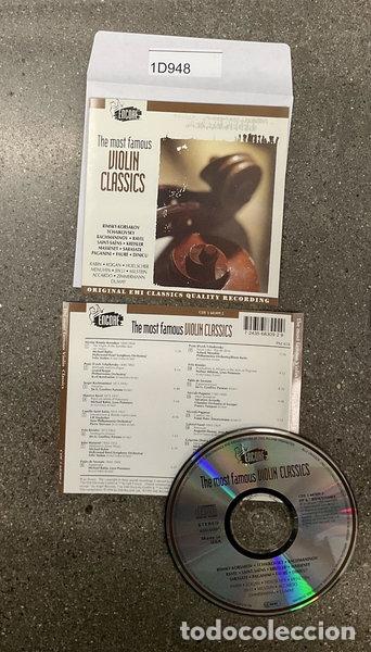 CDs de m&uacute;sica: Most Famous Violin Classics- 0724356830929
