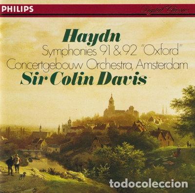 CDs de m&uacute;sica: Haydn: Symphonies 91 & 92 &rdquo;Oxford&rdquo;- 0028941039026