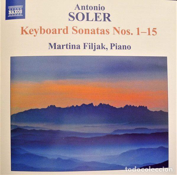 CD di Musica: Antonio Soler - Martina Filjak &ndash; Keyboard Sonatas Nos. 1-15 (CD, Naxos 8.5722515)