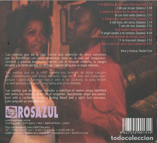 CDs de m&uacute;sica: Daniel Cros &ndash; Las Vueltas Que Da La Vida (CD, Rosazul RD-017) - Foto 2