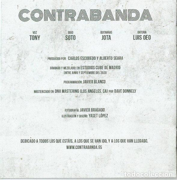 CDs de m&uacute;sica: Contrabanda &ndash; Ingr&aacute;vido (CD, Maldito Digital M-8317-2021) - Foto 3