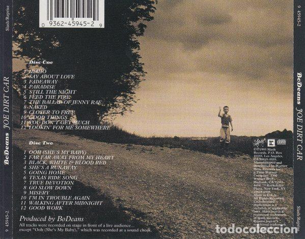 CDs de m&uacute;sica: BoDeans &ndash; Joe Dirt Car (CD, Slash 9 45945-2) - Foto 2