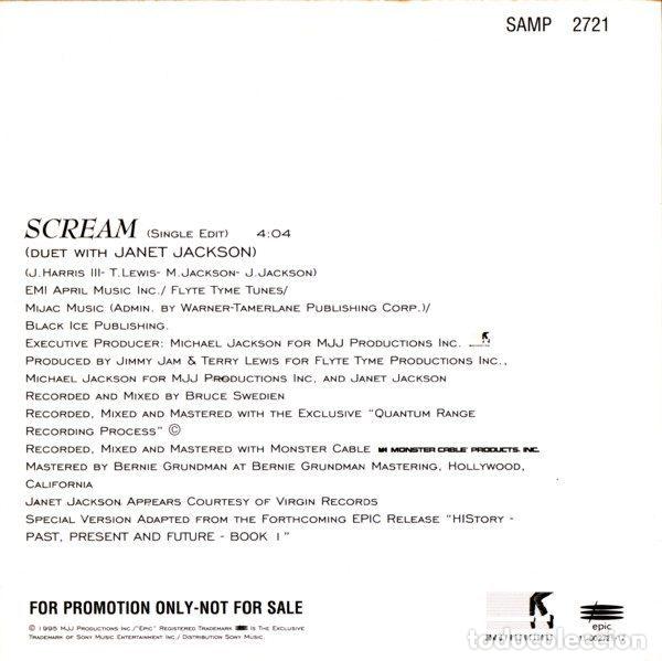 CDs de m&uacute;sica: Michael Jackson &ndash; Scream (CD, Epic SAMP 2721) - Foto 2