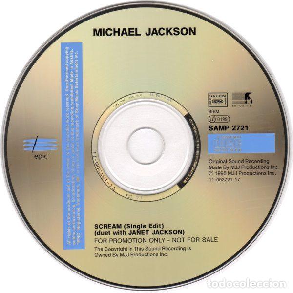 CDs de m&uacute;sica: Michael Jackson &ndash; Scream (CD, Epic SAMP 2721) - Foto 3