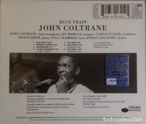 CDs de m&uacute;sica: John Coltrane &ndash; Blue Train (CD, Blue Note 7243 5 91721 2 5) - Foto 2