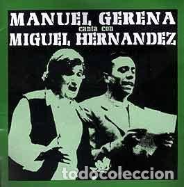 CD de M&uacute;sica: Manuel Gerena &ndash; Manuel Gerena Canta Con Miguel Hern&aacute;ndez (CD, Al&iacute;a Discos ALCPCD-001)
