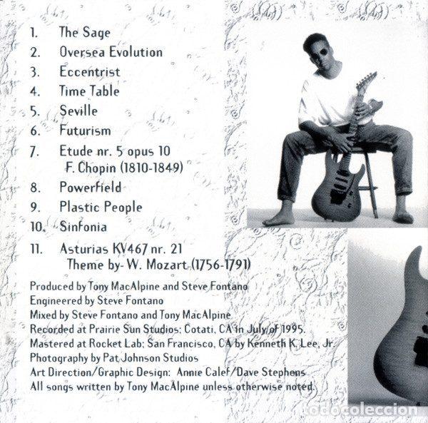 CDs de m&uacute;sica: Tony MacAlpine &ndash; Evolution (CD, Roadrunner Records RR 8901-2) - Foto 2