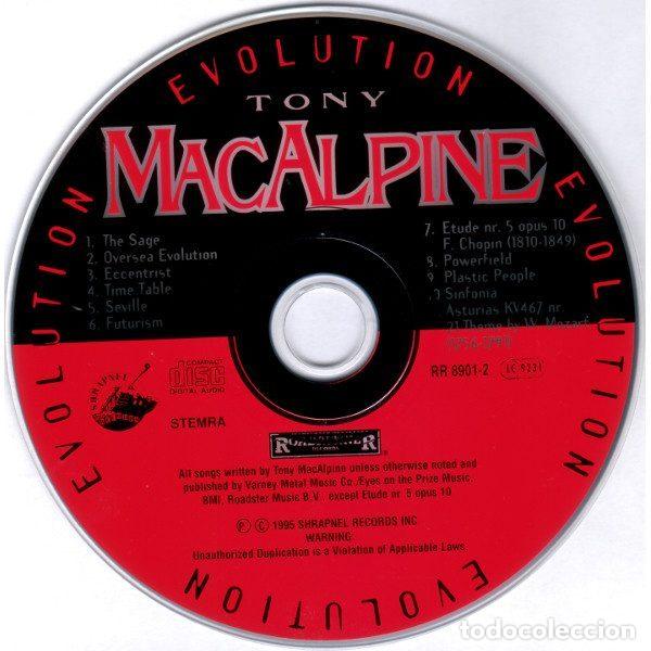 CDs de m&uacute;sica: Tony MacAlpine &ndash; Evolution (CD, Roadrunner Records RR 8901-2) - Foto 6