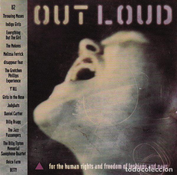 Musik-CDs: Various &ndash; Out Loud: For The Human Rights Of Lesbians And Gays (CD, Knitting Factory Works KFW 169)