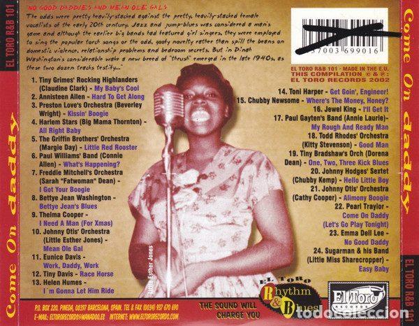 CDs de m&uacute;sica: Various &ndash; Come On Daddy (CD, El Toro Records EL TORO R&B 101) - Foto 9