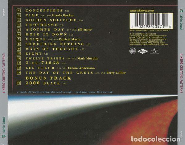 CDs de m&uacute;sica: 4 Hero &ndash; Creating Patterns (CD, Talkin Loud Classics 9840571) - Foto 2