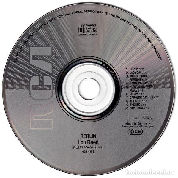CDs de m&uacute;sica: Lou Reed &ndash; Berlin (CD, RCA ND84388) - Foto 3