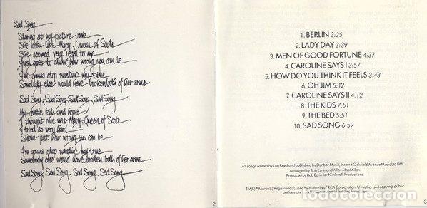 CDs de m&uacute;sica: Lou Reed &ndash; Berlin (CD, RCA ND84388) - Foto 6