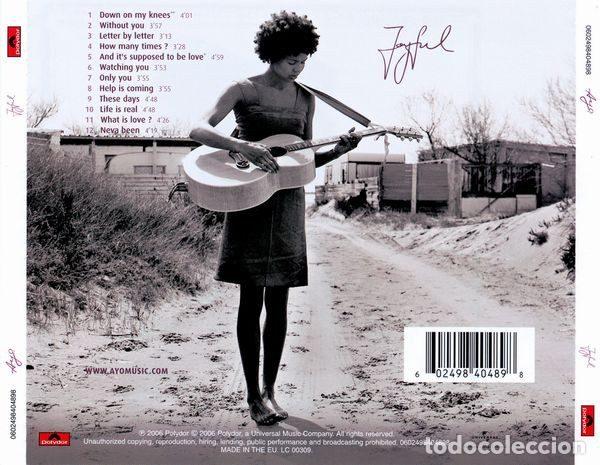 CDs de m&uacute;sica: Ayọ &ndash; Joyful (CD, Polydor 0602498404898) - Foto 2