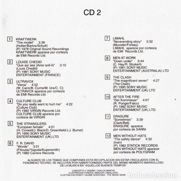 CDs de m&uacute;sica: Various &ndash; Todo Techno (CD, CBS 472 781 2) - Foto 7