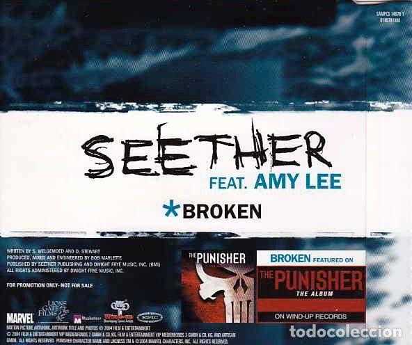 CDs de m&uacute;sica: Seether Feat. Amy Lee &ndash; Broken (CD, Wind-Up SAMPCS 14078 1) - Foto 3