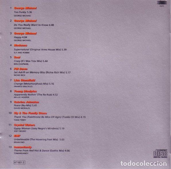 CDs de m&uacute;sica: Various &ndash; Red Hot + Dance (CD, Epic 471821 2) - Foto 2