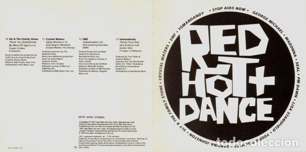 CDs de m&uacute;sica: Various &ndash; Red Hot + Dance (CD, Epic 471821 2) - Foto 9