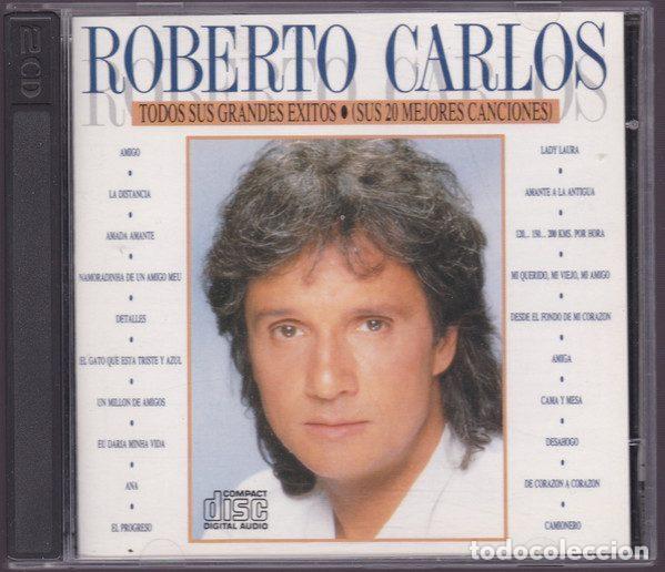 CD di Musica: Roberto Carlos &ndash; Todos Sus Grandes &Eacute;xitos (Sus 20 Mejores Canciones) (CD, CBS CBS 462609 2)